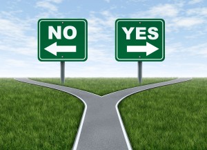 Yes or no decision